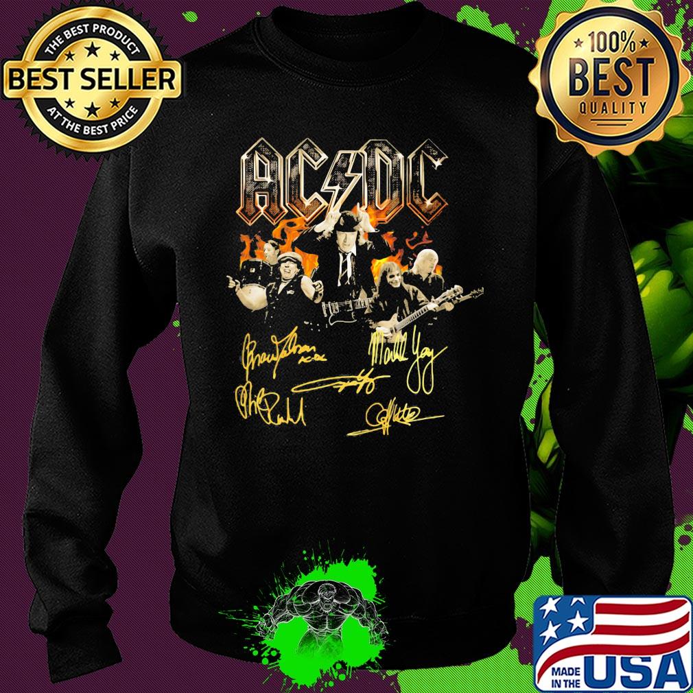 Ac/dc band members signatures s Sweater Ac/dc band members signatures s Sweater