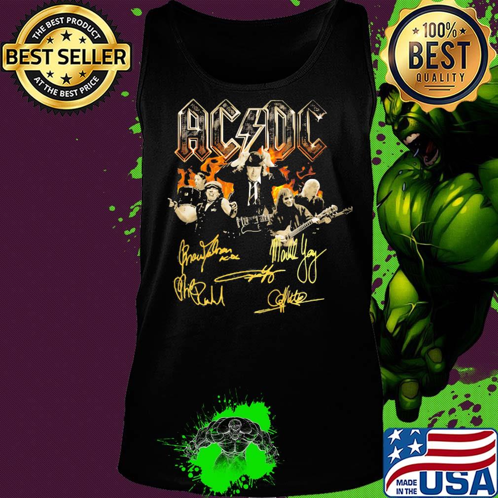 Ac/dc band members signatures s Tank top Ac/dc band members signatures s Tank top