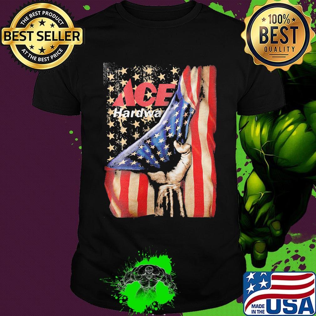 Ace hardware american flag happy independence day shirt