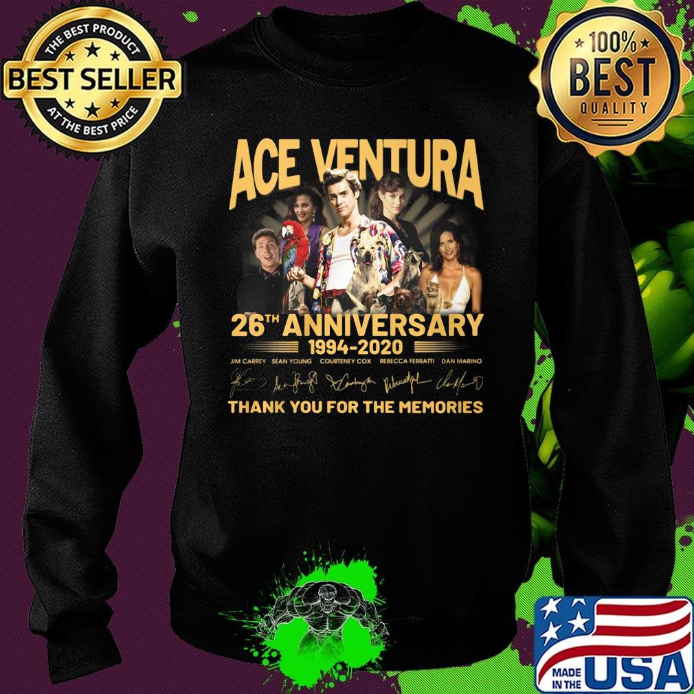 Ace venture 26th anniversary 1994 2020 thank you for the memories signatures s Sweater Ace venture 26th anniversary 1994 2020 thank you for the memories signatures s Sweater