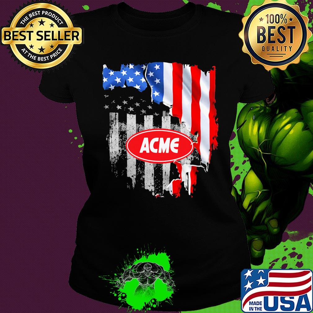 Acme american flag independence day s Ladies tee Acme american flag independence day s Ladies tee