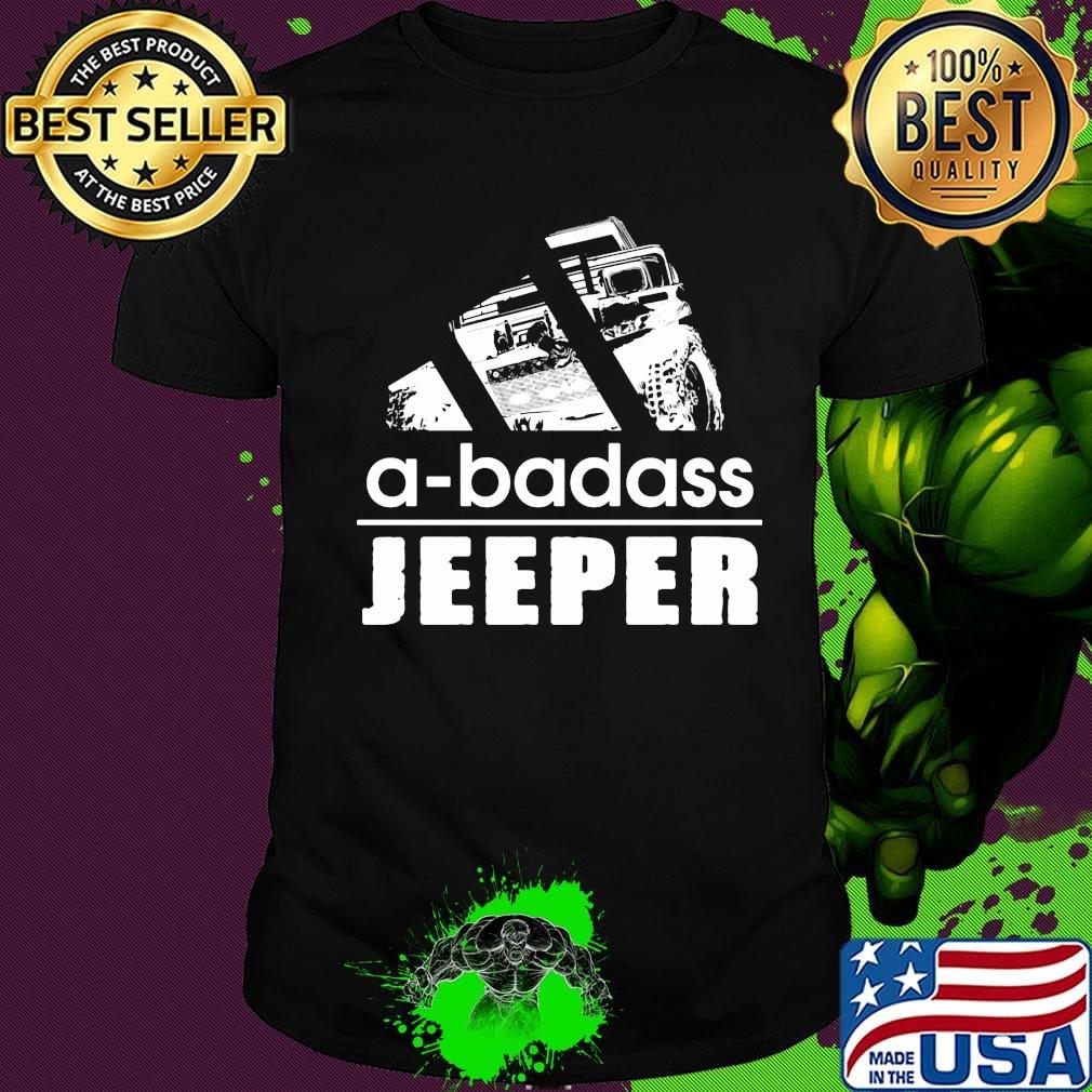 Adidas a-badass jeeper logo shirt