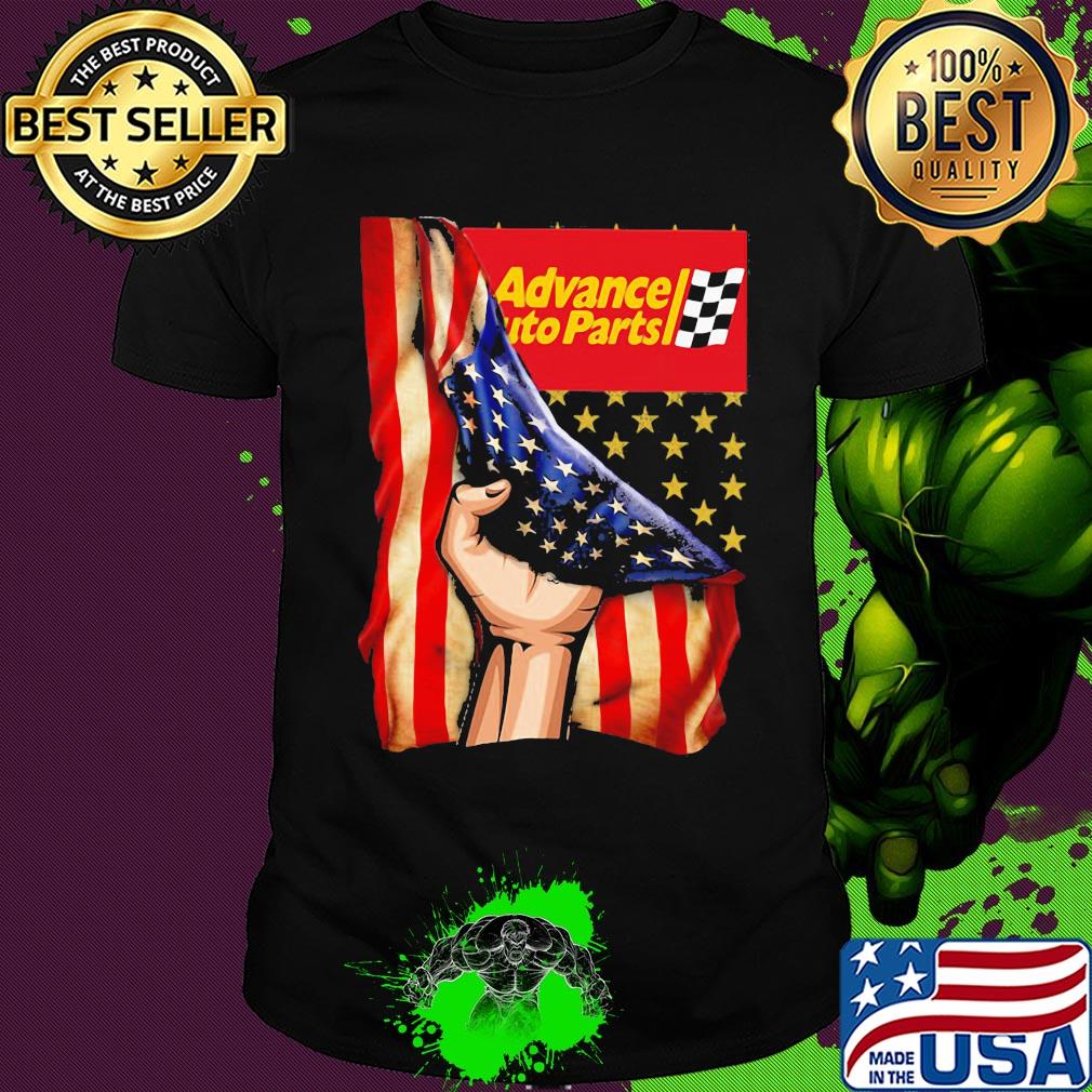 Advance auto parts american flag independence day shirt