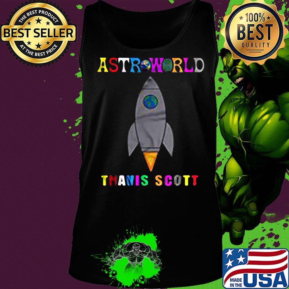Astroworld Travis Scott Rocket Poster Version s Tank top Astroworld Travis Scott Rocket Poster Version s Tank top
