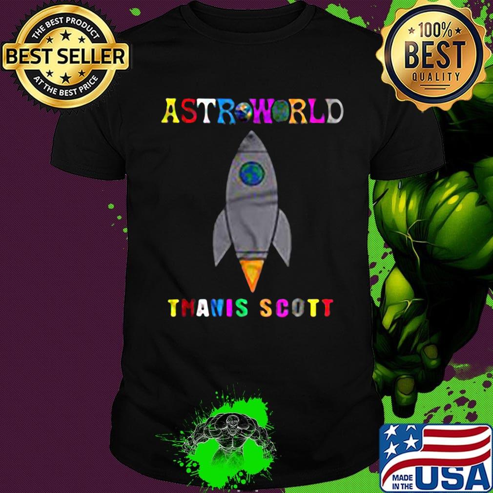 Astroworld Travis Scott Rocket Poster Version shirt
