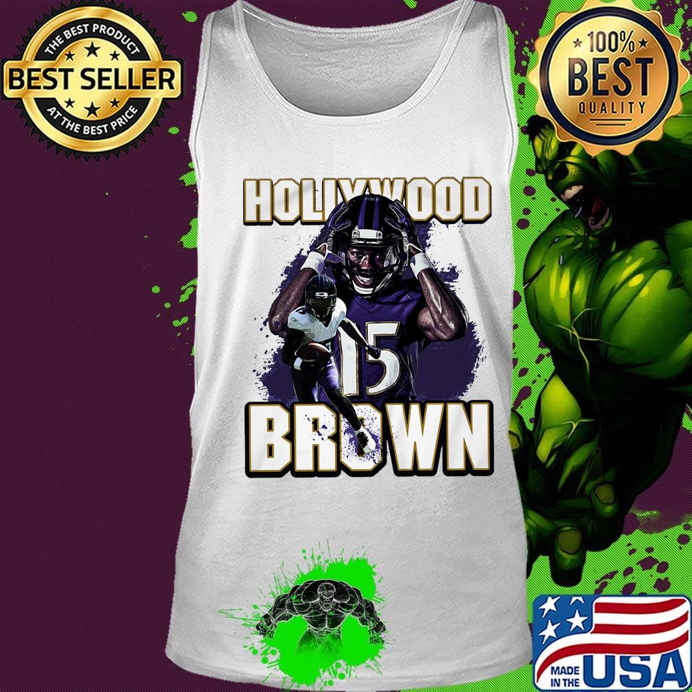 Baltimore ravens football team hollywood 15 brown s Tank top Baltimore ravens football team hollywood 15 brown s Tank top