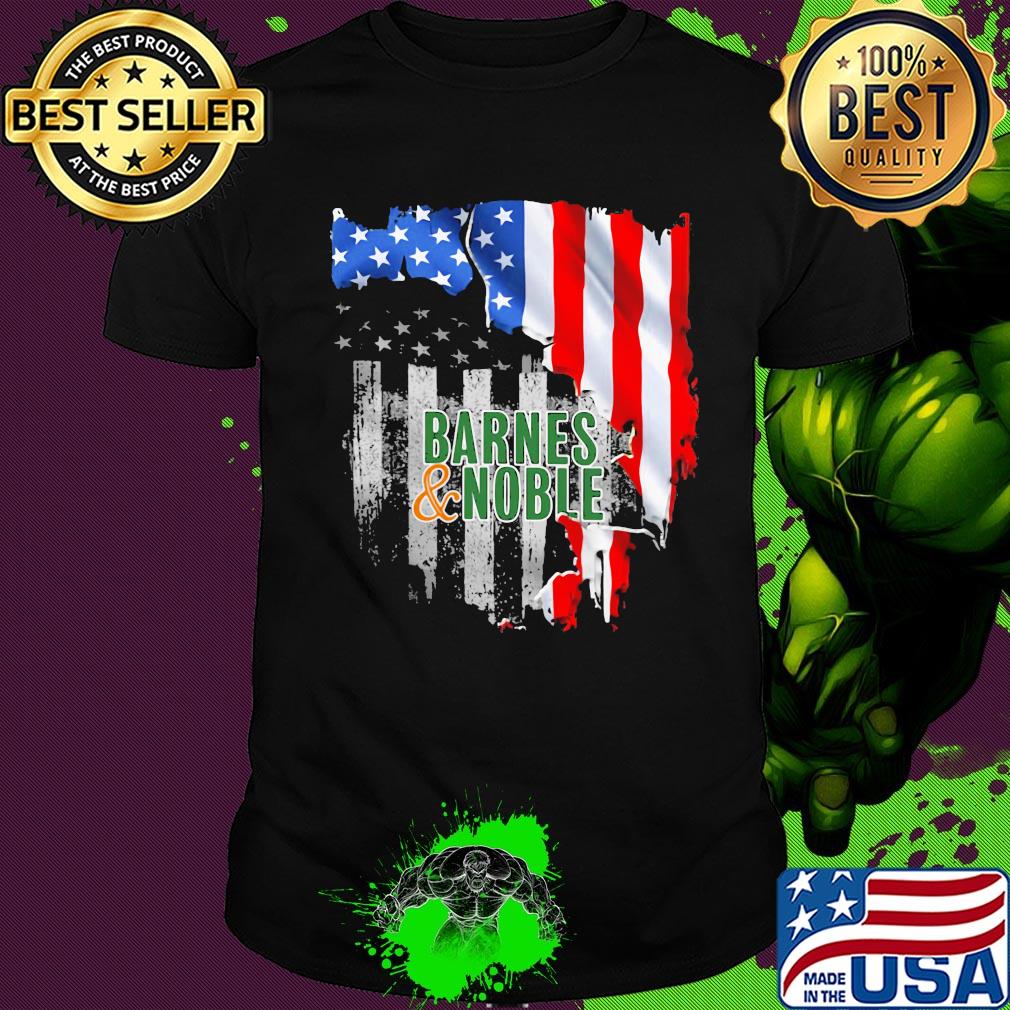 Barnes and noble american flag independence day shirt