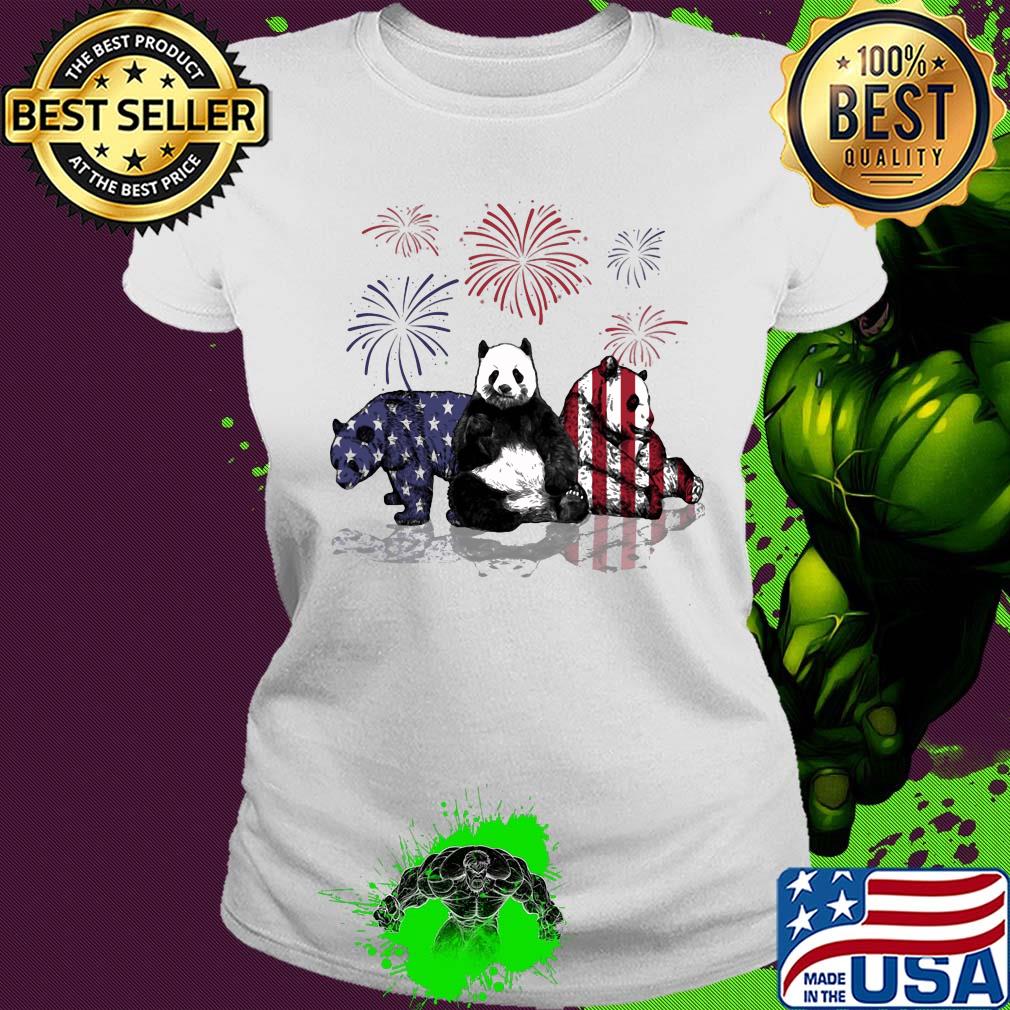 Bear firework american flag independence day s Ladies tee Bear firework american flag independence day s Ladies tee