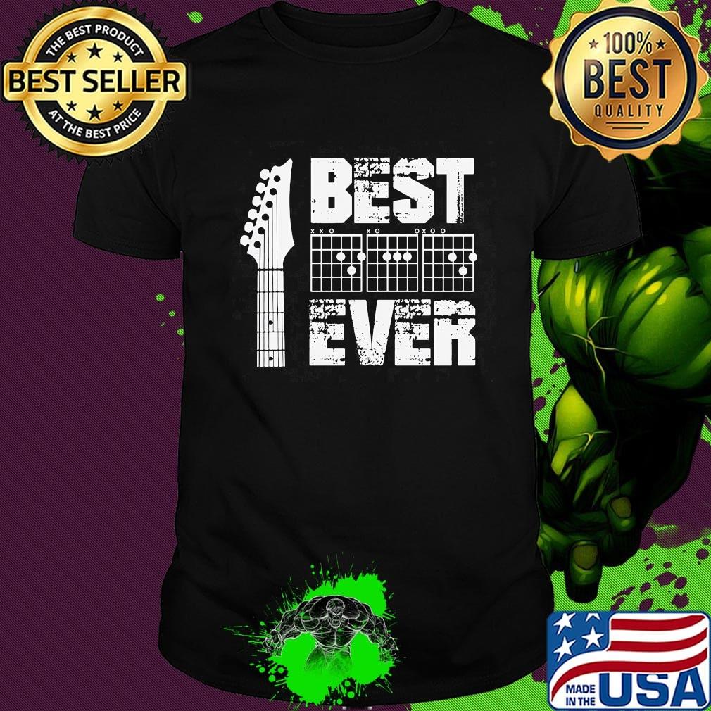 Best guitar dad ever music shirt Best guitar dad ever music shirt