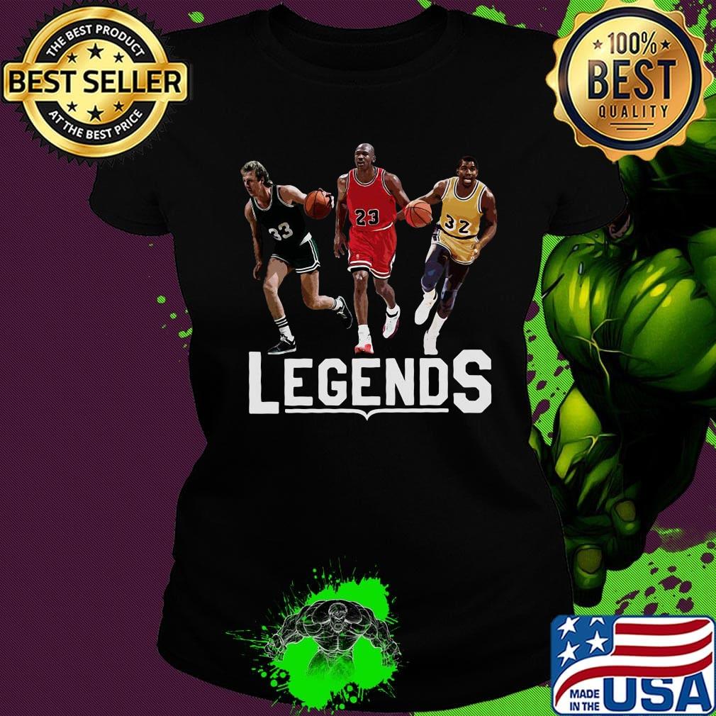 Bird Johnson Michael Basketball Legends Greatest Of All Time Jersey s Ladies tee Bird Johnson Michael Basketball Legends Greatest Of All Time Jersey s Ladies tee