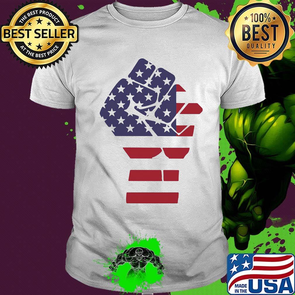Black lives matter american flag happy 4th july independence day shirt