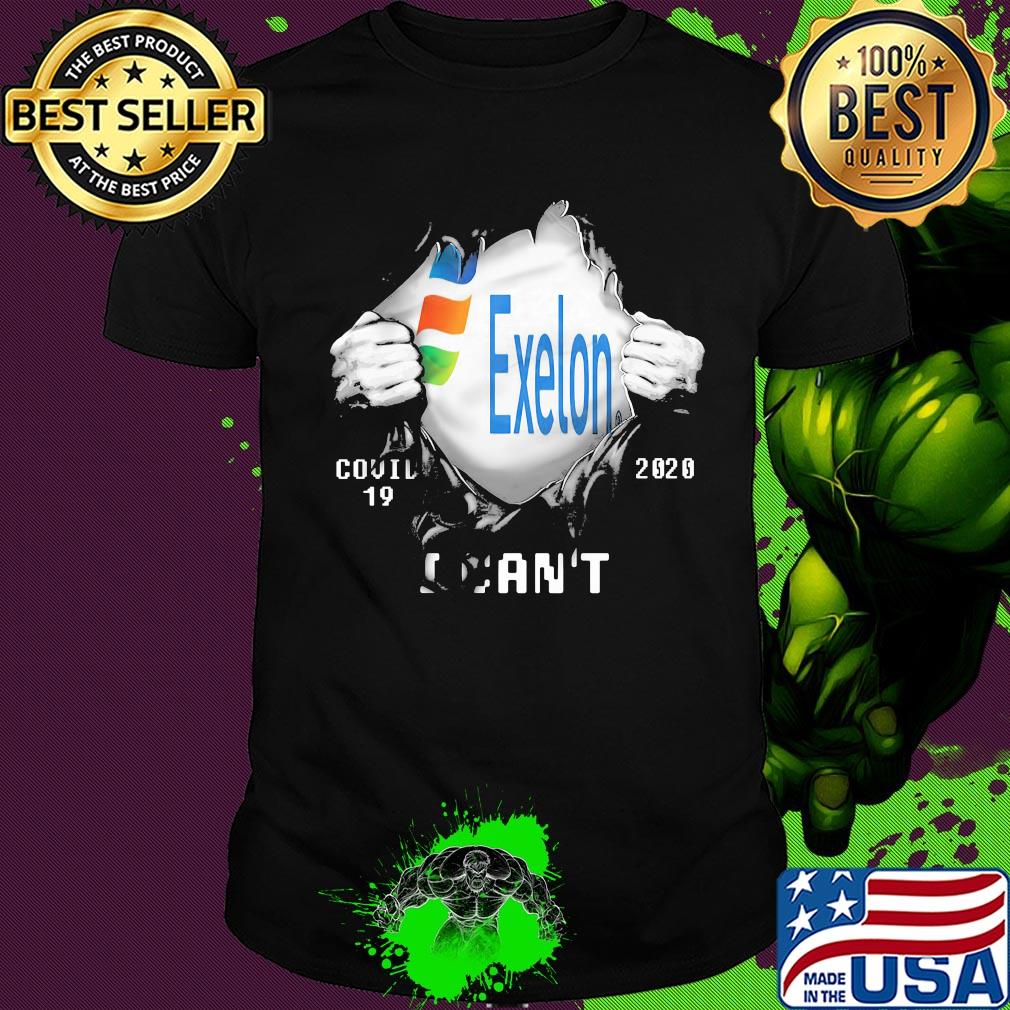 Blood insides exelon corporation covid-19 2020 I can't stay at home shirt