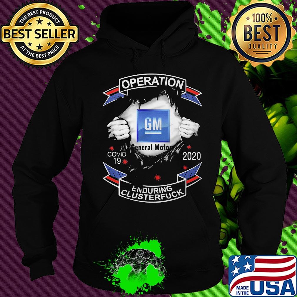 Blood insides general motors logo operation covid-19 2020 enduring clusterfuck s Hoodie Blood insides general motors logo operation covid-19 2020 enduring clusterfuck s Hoodie