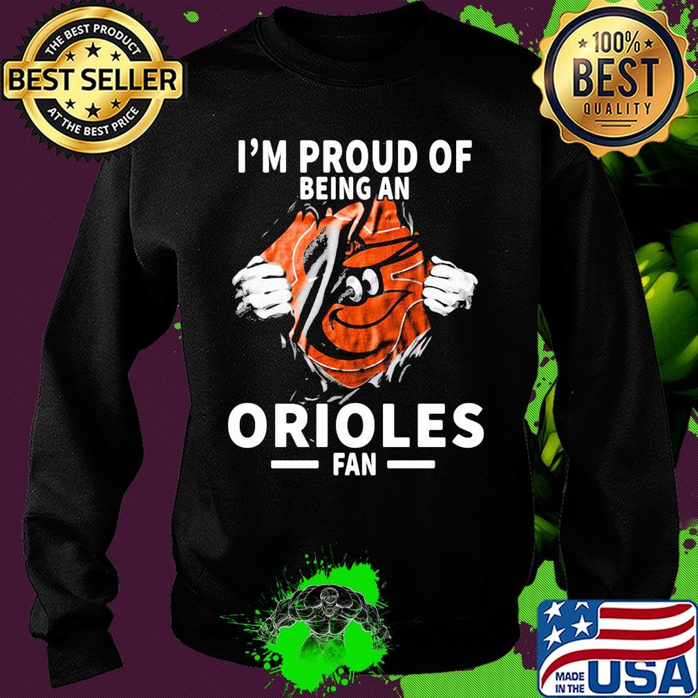 Blood insides I'm proud of being abaltimore orioles fan s Sweater Blood insides I'm proud of being abaltimore orioles fan s Sweater