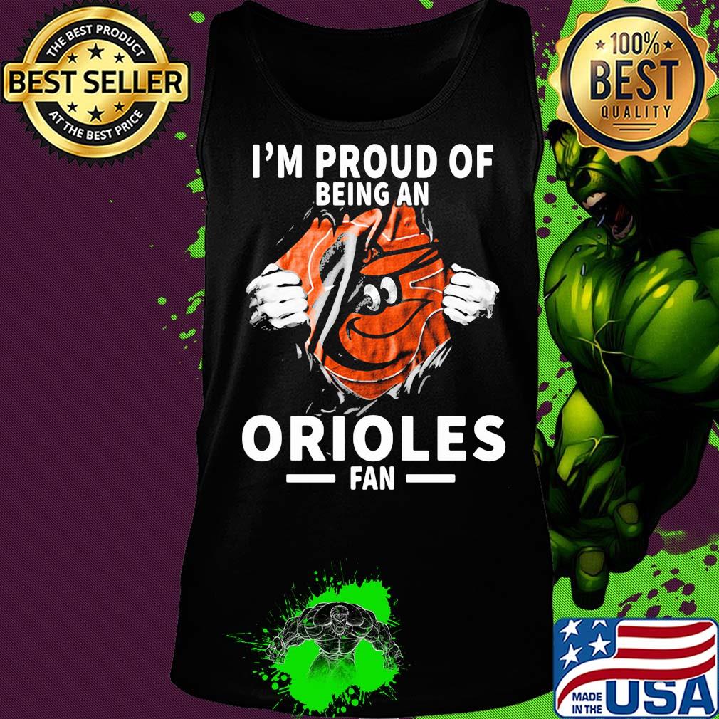 Blood insides I'm proud of being abaltimore orioles fan s Tank top Blood insides I'm proud of being abaltimore orioles fan s Tank top