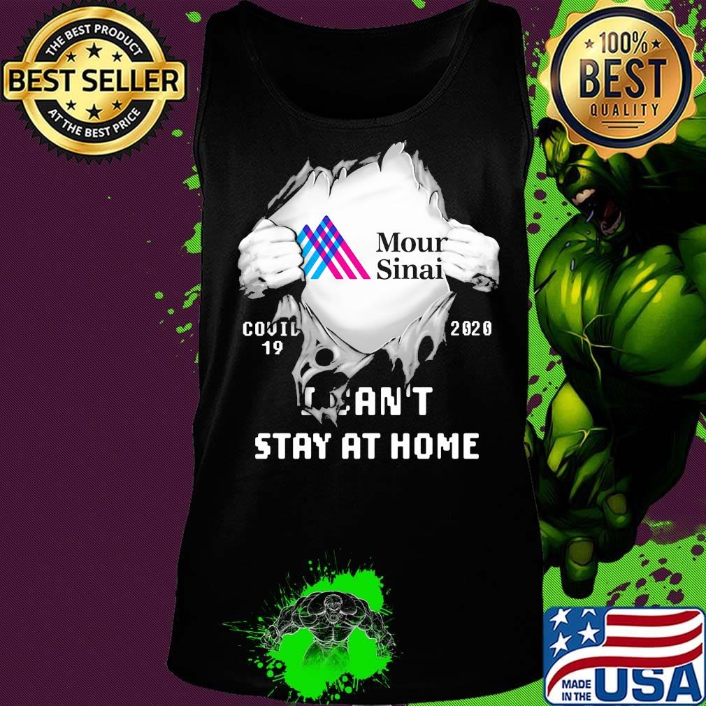 Blood insides mount sinai covid-19 2020 i can't stay at home logo s Tank top Blood insides mount sinai covid-19 2020 i can't stay at home logo s Tank top