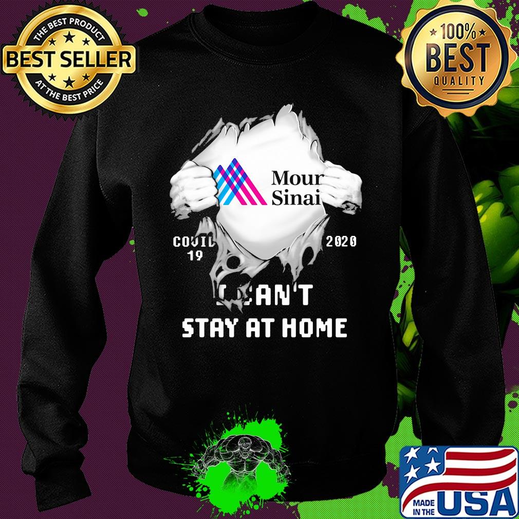 Blood insides mount sinai logo covid-19 2020 i can't stay at home s Sweater Blood insides mount sinai logo covid-19 2020 i can't stay at home s Sweater