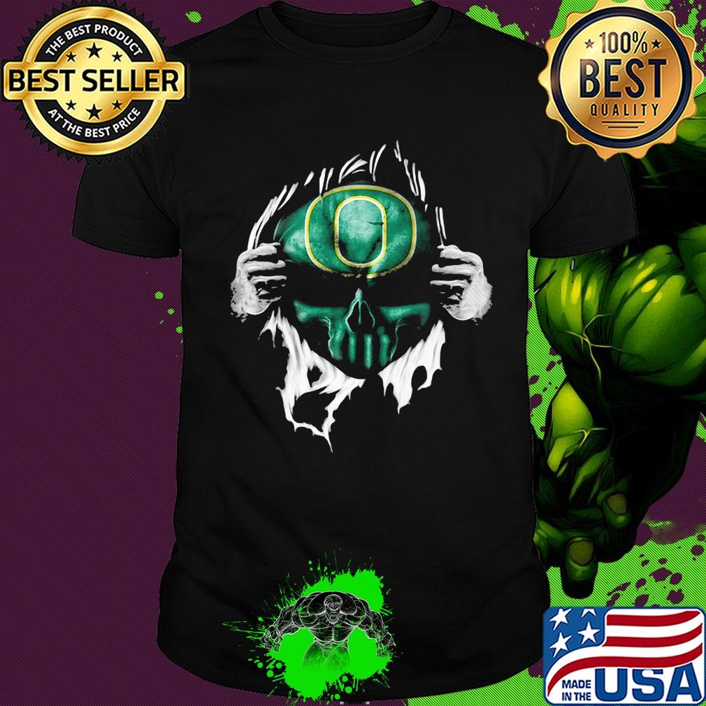 Blood insides skull oregon ducks shirt Blood insides skull oregon ducks shirt