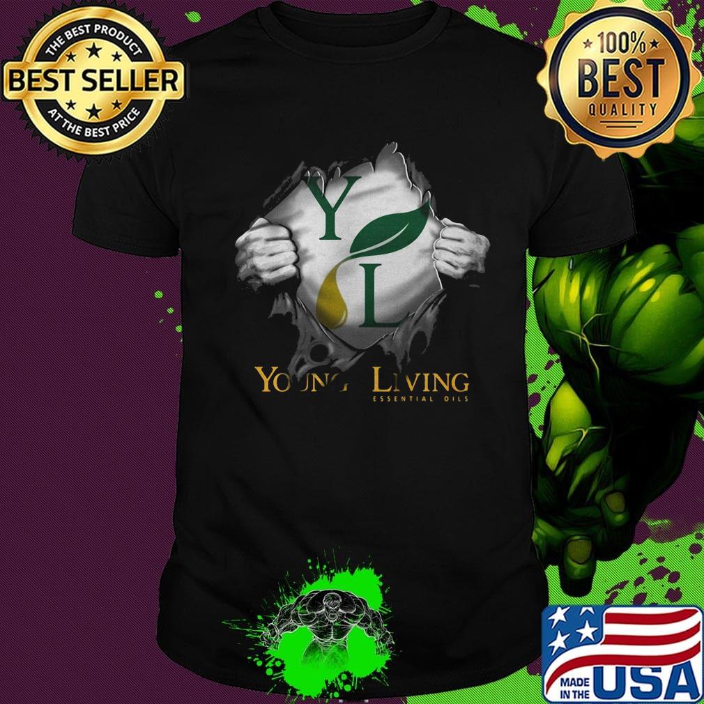 Blood insides young living essential oils shirt