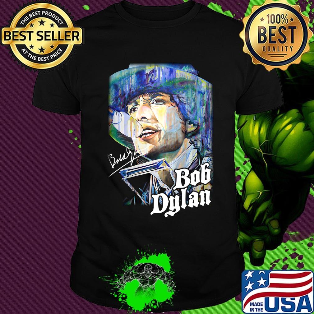 Bob dylan signature art shirt