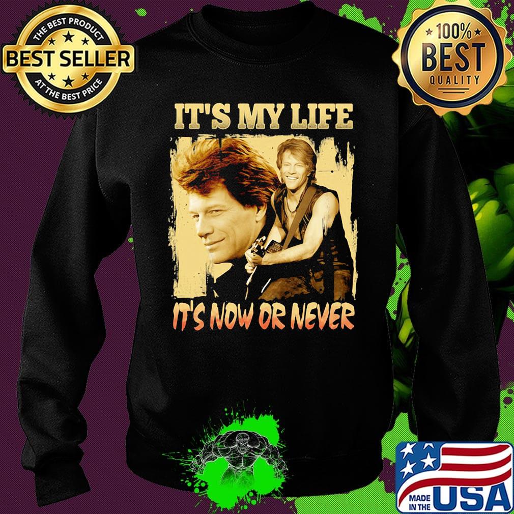 Bon jovi guitar it's my life it's now or never s Sweater Bon jovi guitar it's my life it's now or never s Sweater