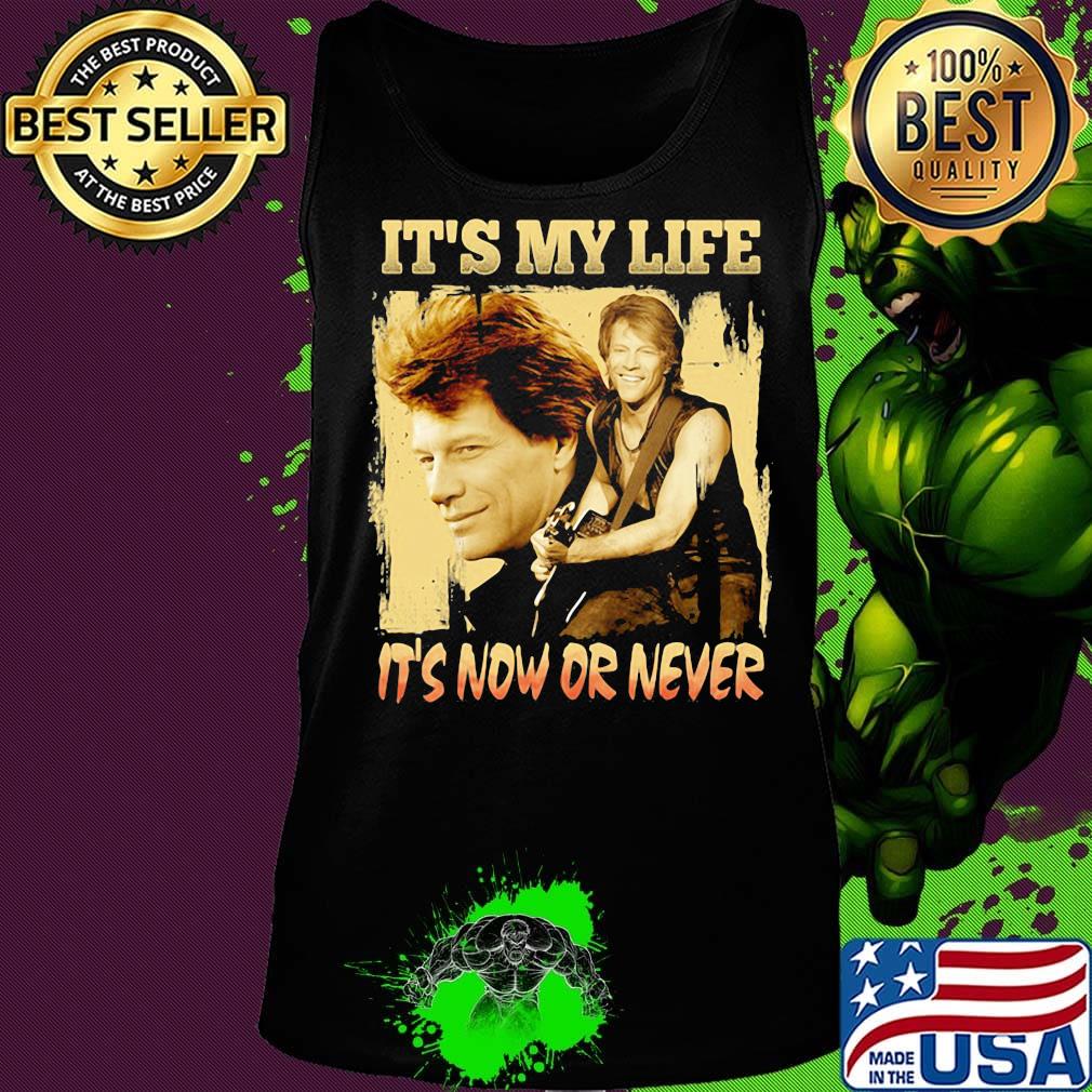 Bon jovi guitar it's my life it's now or never s Tank top Bon jovi guitar it's my life it's now or never s Tank top