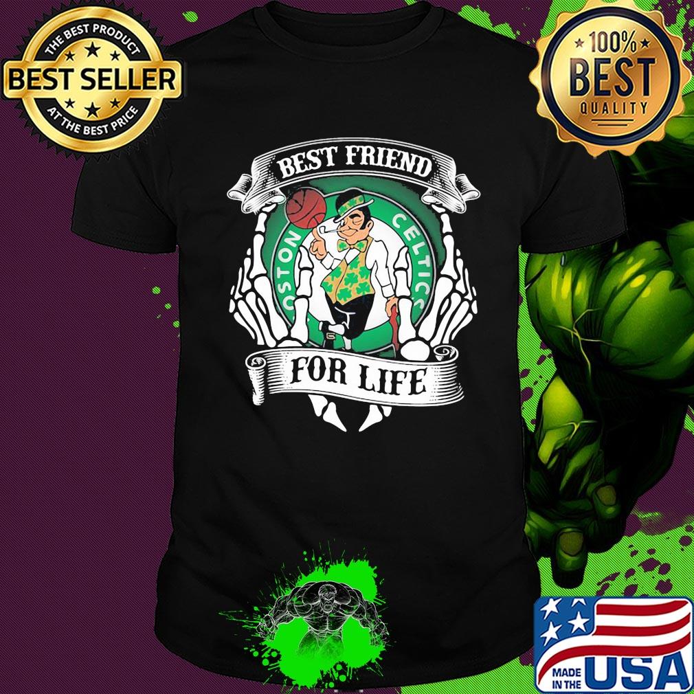 Boston celtics best friend for life skeleton shirt