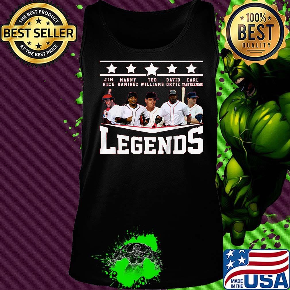 Boston red sox baseball legends rice manny williams david carl fan stars s Tank top Boston red sox baseball legends rice manny williams david carl fan stars s Tank top