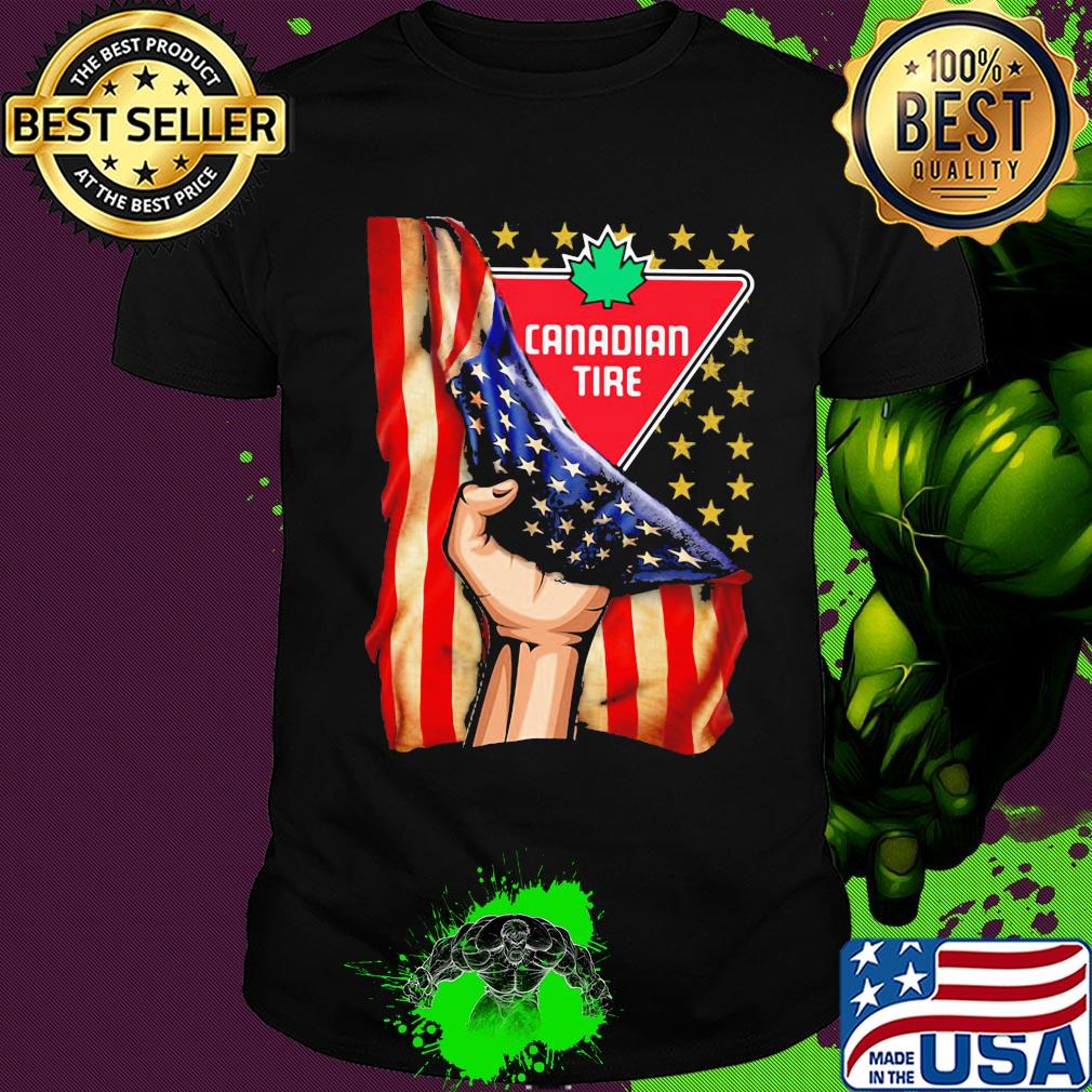 Canadian tire american flag independence day shirt