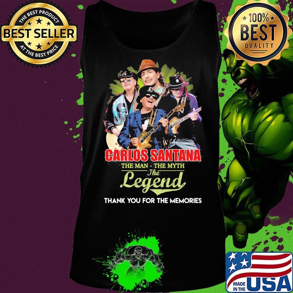 Carlos santana guitar the man the myth the legend thank you for the memories s Tank top Carlos santana guitar the man the myth the legend thank you for the memories s Tank top