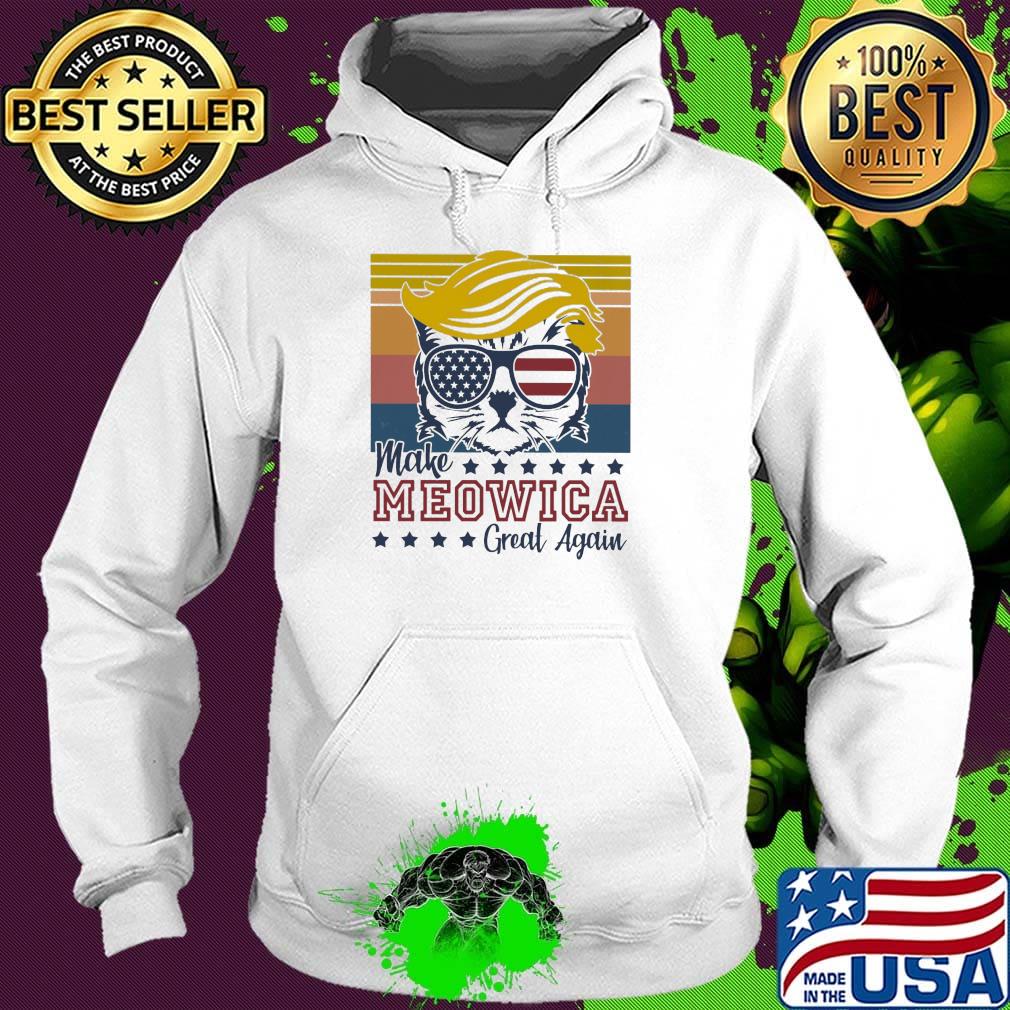 Cat donald trump make meowica great again american flag independence day vintage retro s Hoodie Cat donald trump make meowica great again american flag independence day vintage retro s Hoodie