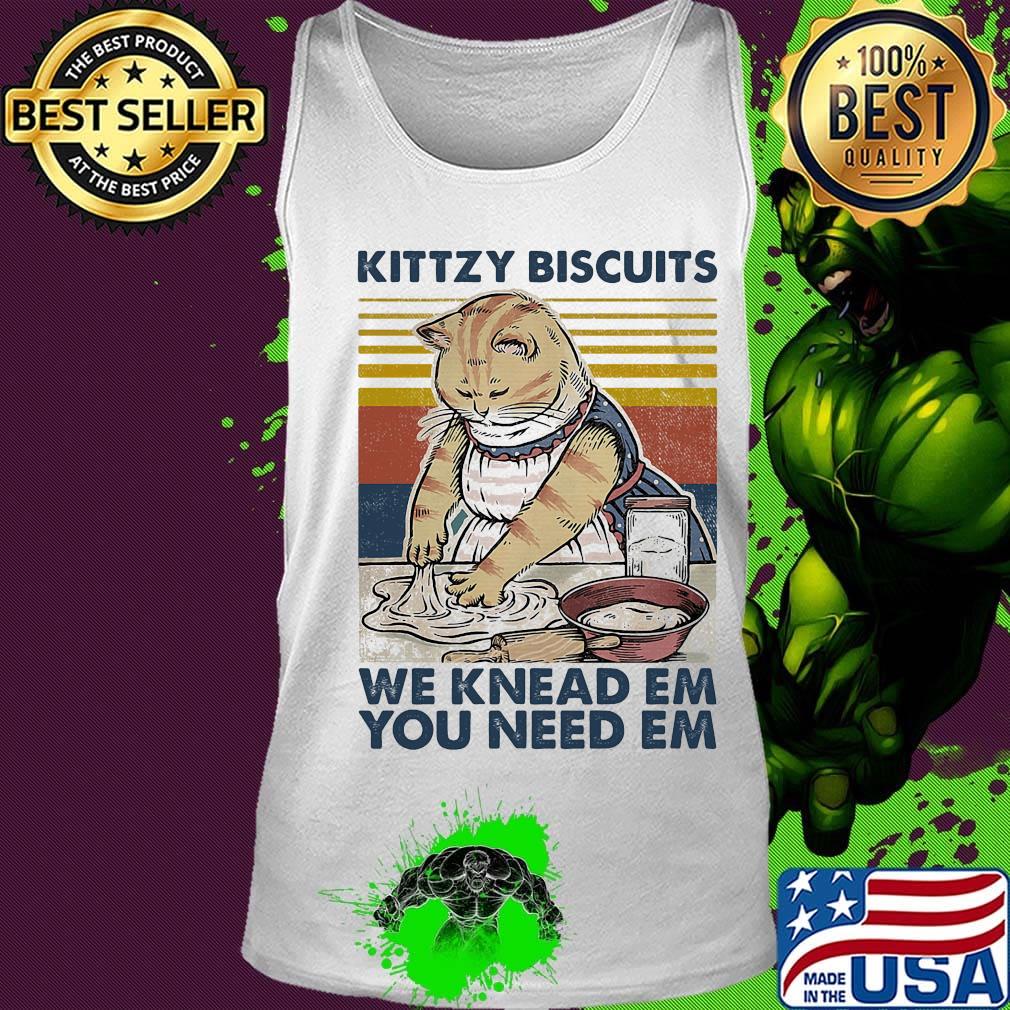 Cat kittzy biscuits we knead em you need em vintage retro s Tank top Cat kittzy biscuits we knead em you need em vintage retro s Tank top