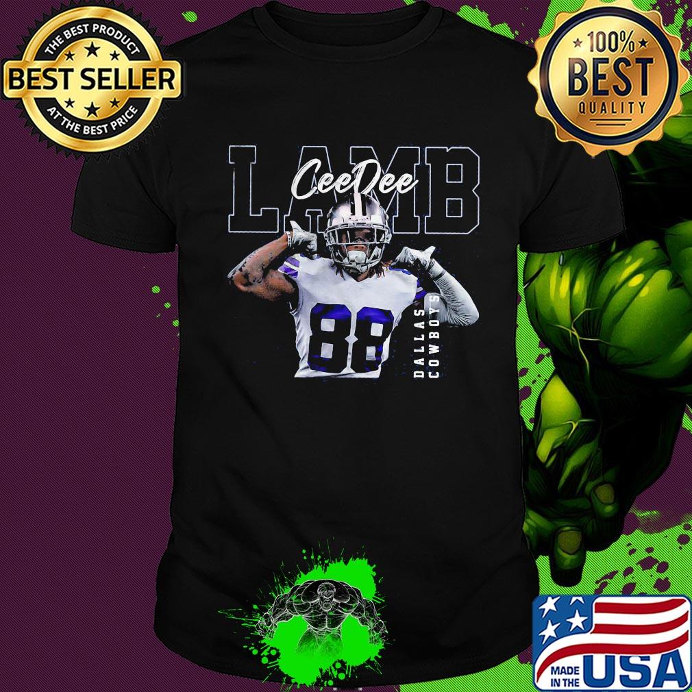 Ceedee lamb 88 dallas cowboys football player shirt