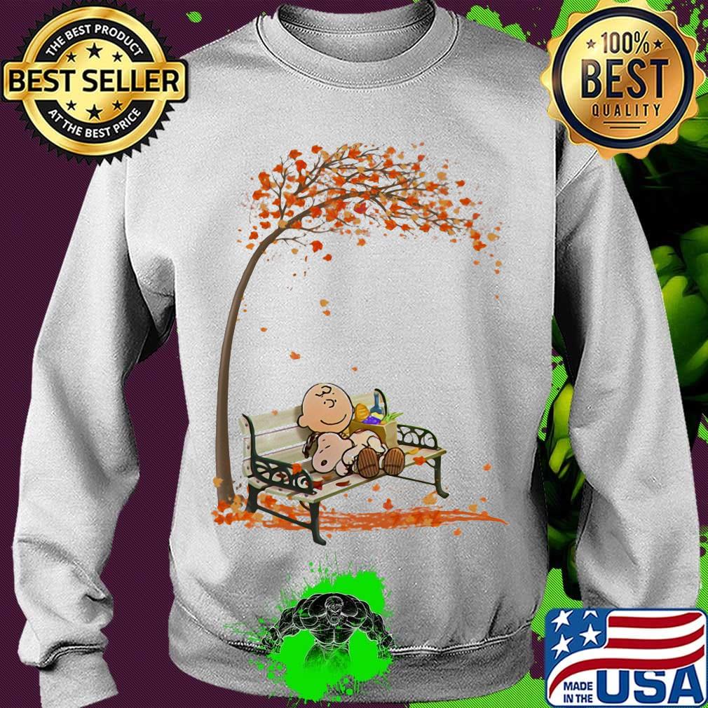 Charlie brown hug snoopy fall maple leaves s Sweater Charlie brown hug snoopy fall maple leaves s Sweater