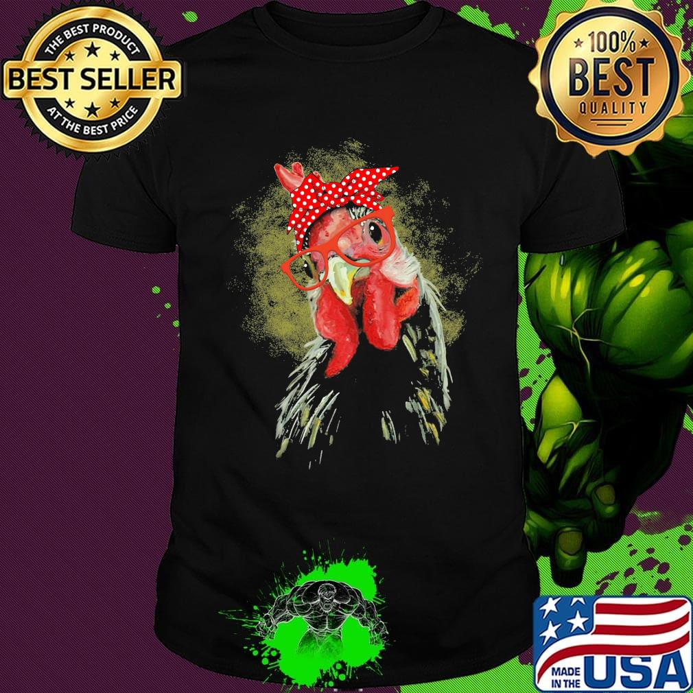 Chicken Face With Staring Eyes Shirt