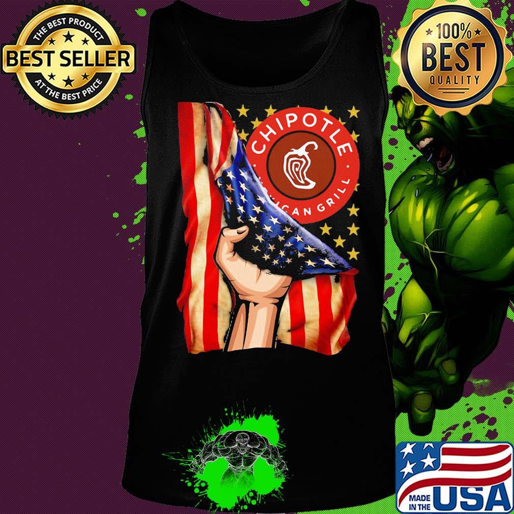 Chipotle mexican grill american flag independence day s Tank top Chipotle mexican grill american flag independence day s Tank top