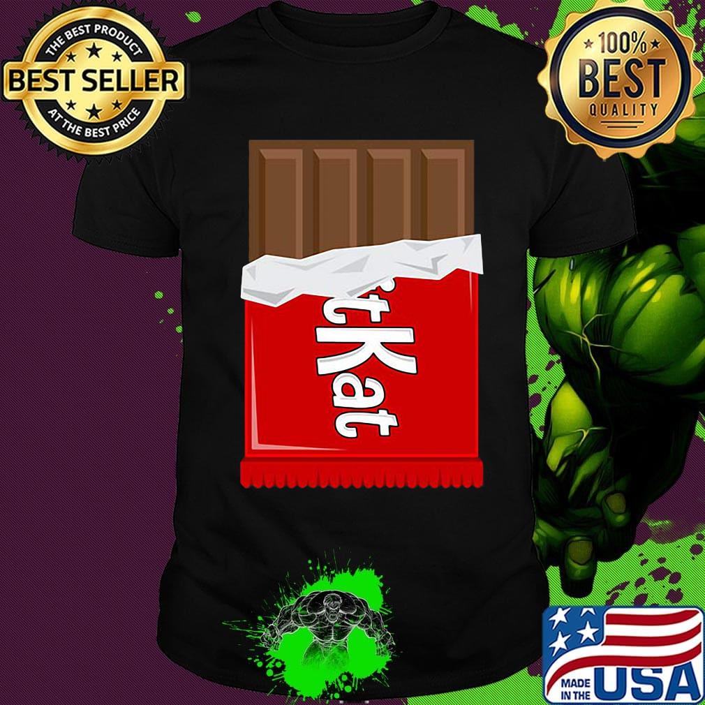 Chocolate kitkat bar funny halloween outfit cosplay shirt