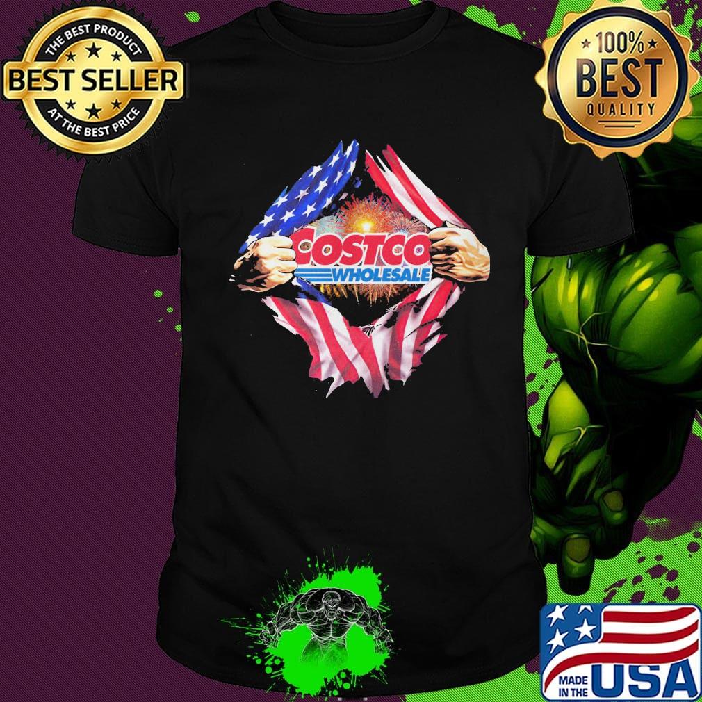 Costco whole sale American flag independence day shirt