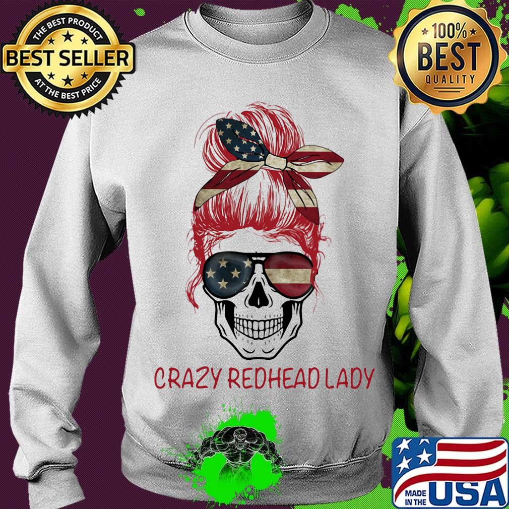 Crazy Redhead Lady Skull s Sweater Crazy Redhead Lady Skull s Sweater