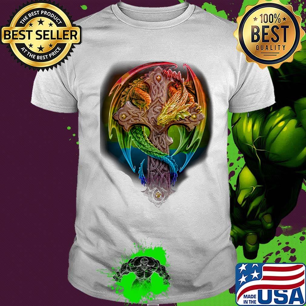 Cross Dragon LGBT Color Shirt