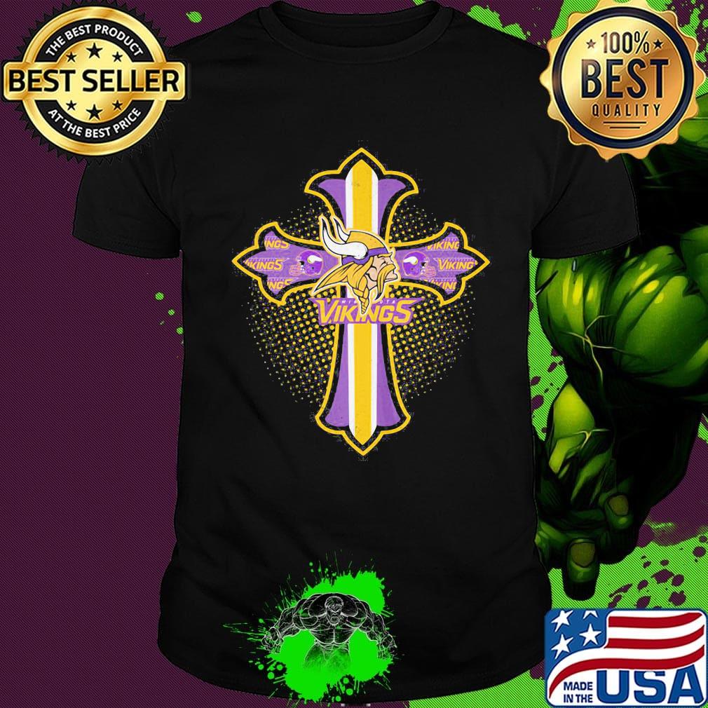 Cross faith minnesota vikings football shirt
