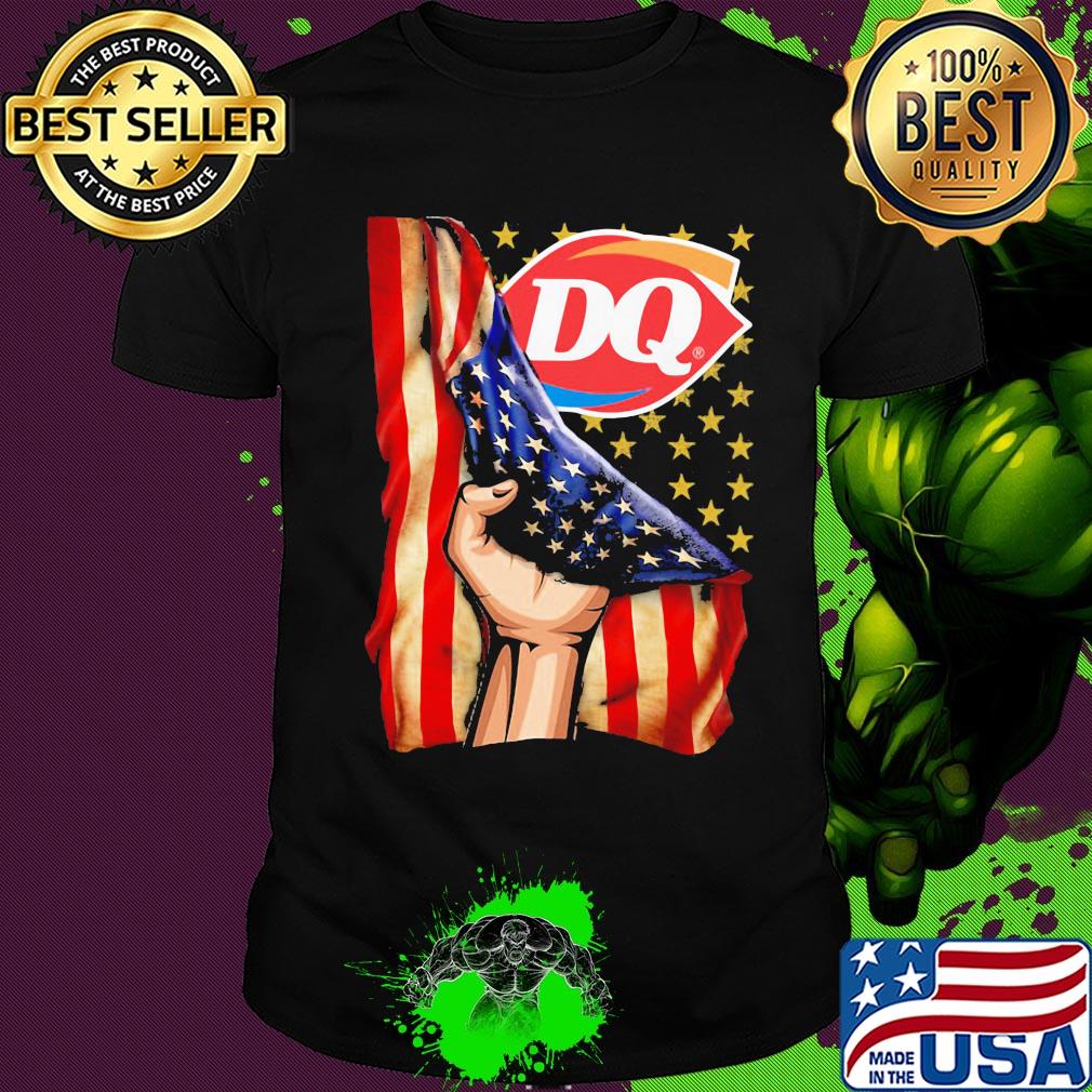 Dairy queen american flag independence day shirt
