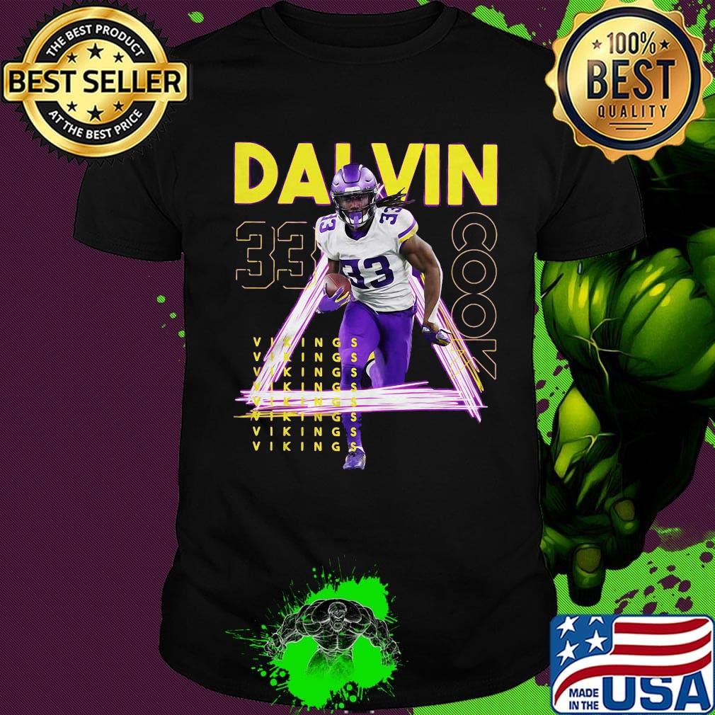 Dalvin cook 33 minnesota vikings football team shirt