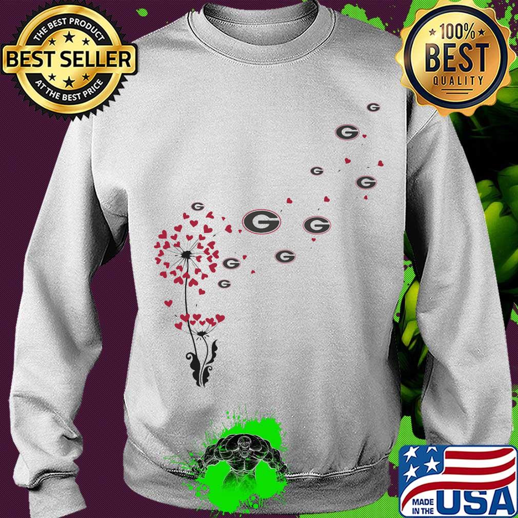 Dandelion flower georgia bulldogs football hearts s Sweater Dandelion flower georgia bulldogs football hearts s Sweater