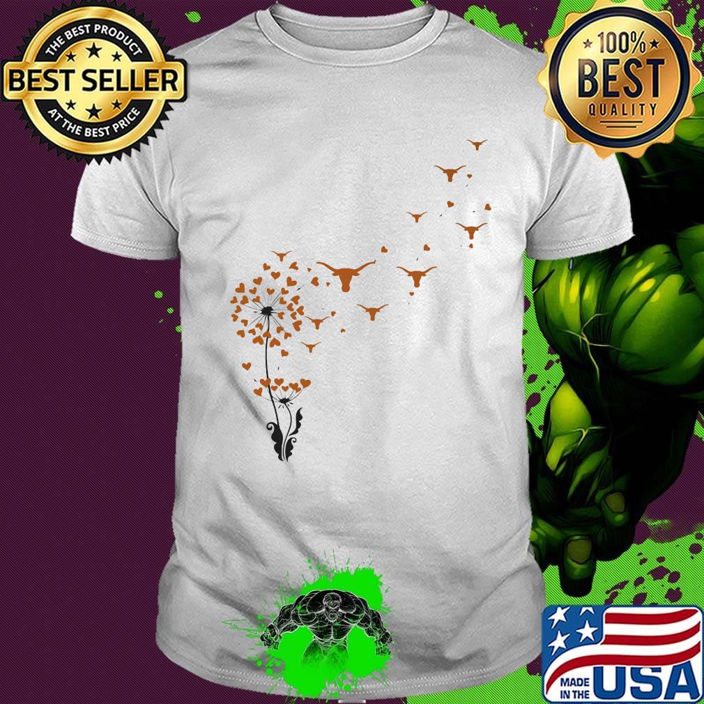 Dandelion flower texas longhorns logo shirt Dandelion flower texas longhorns logo shirt