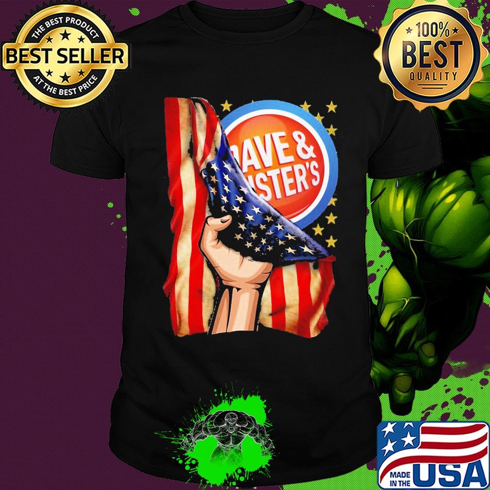 Dave and busters american flag independence day shirt