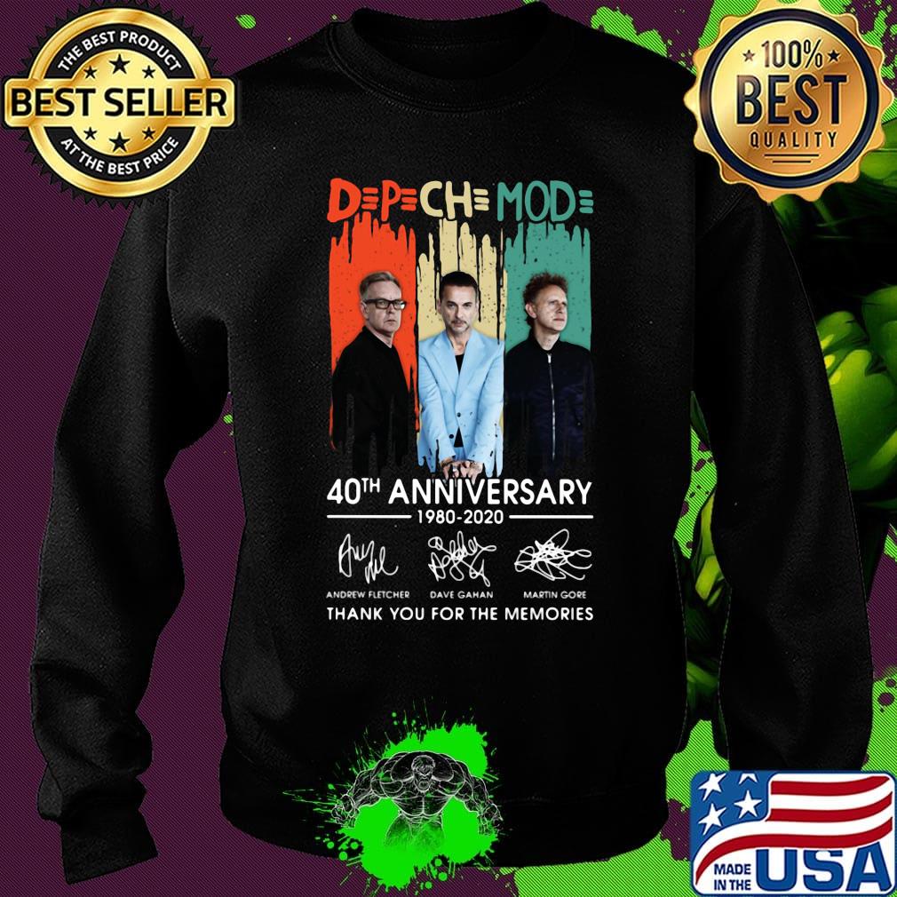 Depeche mode 40th anniversary 1980 2020 thank you for the memories signatures s Sweater Depeche mode 40th anniversary 1980 2020 thank you for the memories signatures s Sweater