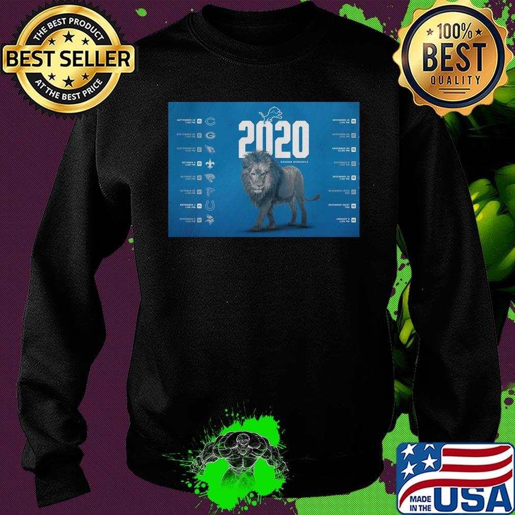 Detroit lions football 2020 season schedule s Sweater Detroit lions football 2020 season schedule s Sweater
