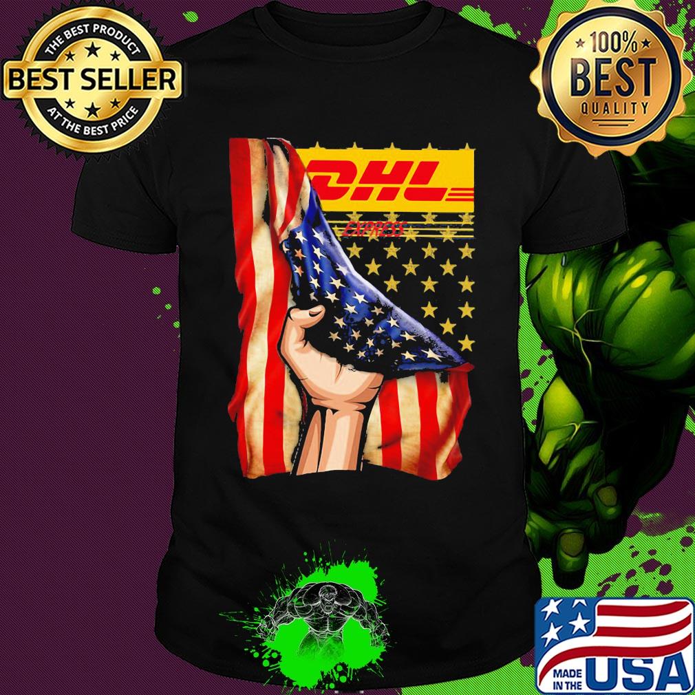 Dhl express american flag independence day shirt