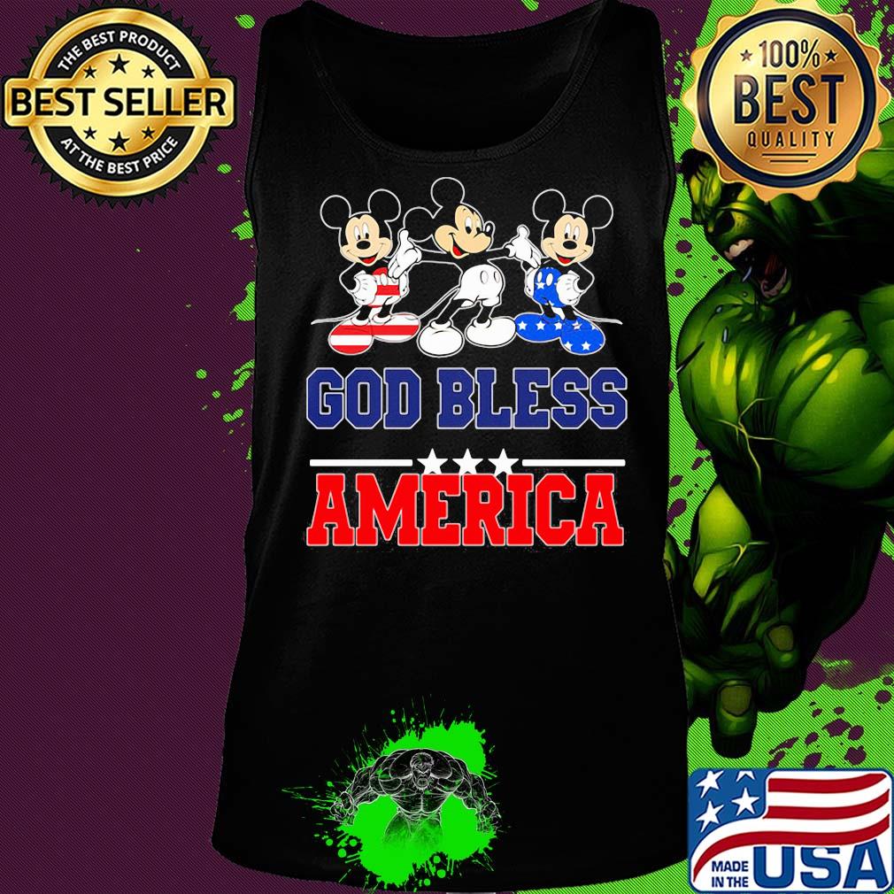 Disney mickey mouse god bless america happy independence day s Tank top Disney mickey mouse god bless america happy independence day s Tank top